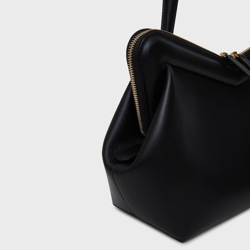 Women's Mansur Gavriel M Frame Shoulder Bags Black | AU 8729ZO